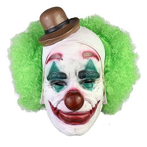 Hworks Joker Cosplay Maske Halloween Cosplay Requisiten Latex Overhead Cosplay Maske
