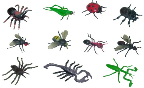 Miniland 27480 - Insekten 12 Figuren/Behälter