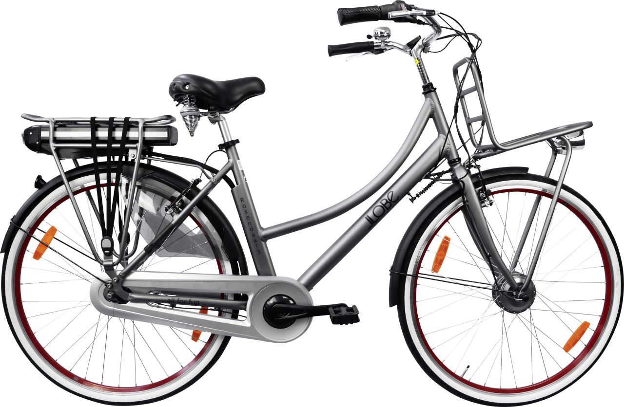 LLobe E-Bike City Rosendaal 3 Lady 28 Zoll RH 50cm 7-Gang 468 Wh grey