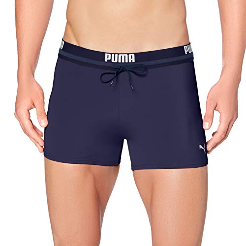 PUMA Mens Logo Men's Swimming Swim Trunks, Black, L