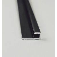 Profil Abschluss gerade 1,7x0,7x255 cm, schwarz matt