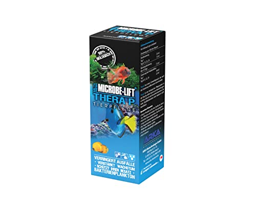 Microbe-Lift® - TheraP | Für gesunde & lebhafte Fische | Verringert Ausfälle & Krankheiten | Steigert Wachstum & Färbung von Tieren | 100% biologisch | Meerwasser & Süßwasser Aquarium | Inhalt: 473ml