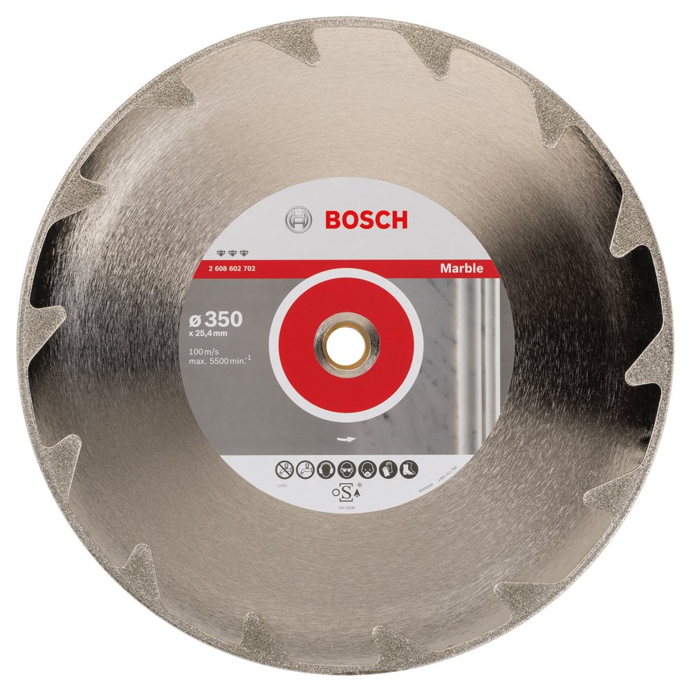 Bosch Professional Diamanttrennscheibe Best für Marble 350 x 25,40 x 2,6 x 5 mm, 2608602702