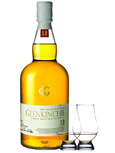 Glenkinchie 12 Jahre Single Malt Whisky 0,7 Liter + 2 Glencairn Gläser
