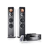 Teufel Ultima 40 Kombo Power Edition Weiß Stereo Lautsprecher Musik Sound Hochtöner Mitteltöner Bass Speaker High End HiFi Tieftöner Schalldruck