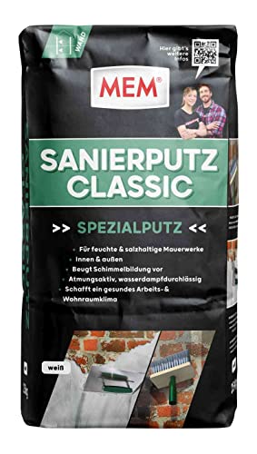 MEM Sanierputz Classic weiß, 25 kg