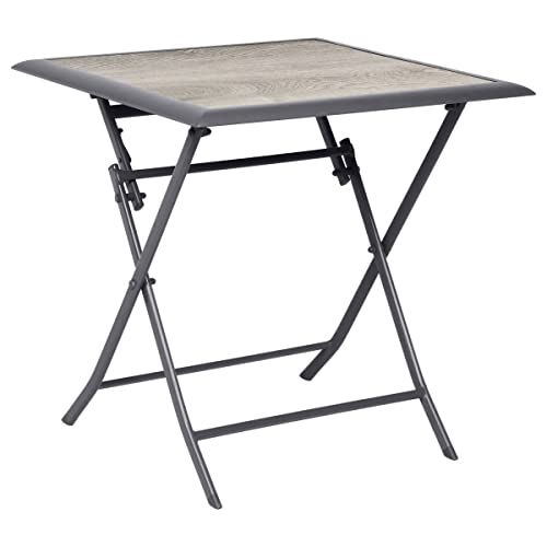Hespéride HES-171124 Tisch aus Aluminium, Azua, 2-Sitzer, Hesperide, Graphit, Kunststoff, Smoke Grey, L