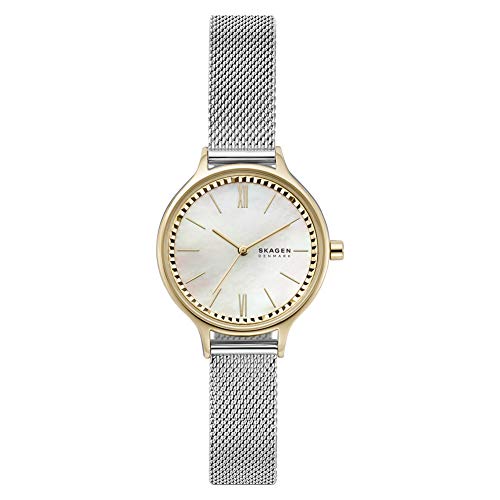 Skagen Damen Quarz 3 Zeiger Uhr mit Armband ANITA SKW2866