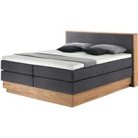 uno Massivholz-Boxspringbett mit Bettkasten - grau - Betten > Boxspringbetten > Boxspringbetten 200x200 - Möbel Kraft