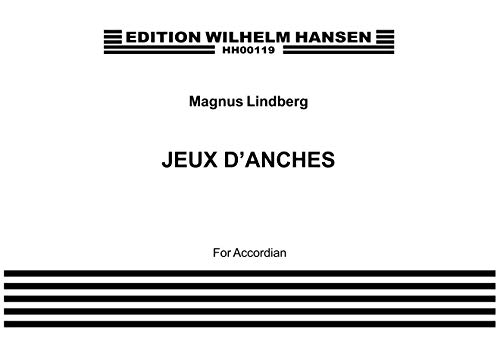 Magnus Lindberg-Jeux D'Anches-Accordion-BOOK