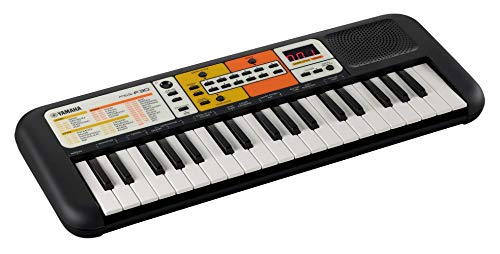 Yamaha PSS-F30 Mini Keyboard, schwarz - Leichtes Keyboard für Kinder mit Mini-Tastatur und wunderschönen Instrumentenklängen - Mit Mini-Kopfhöreranschluss