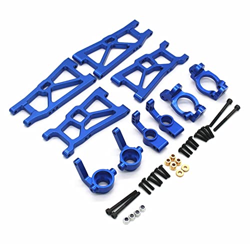 Ganekihedy Metall-Upgrade-Teile-Kit Querlenker-LenkblöCke für -10 DBX10 1/10 RC-AutozubehöR, Blau