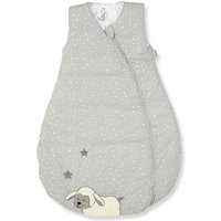 Sterntaler Schlafsack für Kleinkinder, Ganzjährig, Funktionsschlafsack Schaf Stanley, Reißverschluss, Größe: 100, Grau