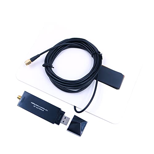 Fasizi DAB-Radioempfänger im Auto Antenne Digital DAB+ Adapter Tuner Box Audio USB Amplified Loop Antenne Dekodierung Radioempfang für Android