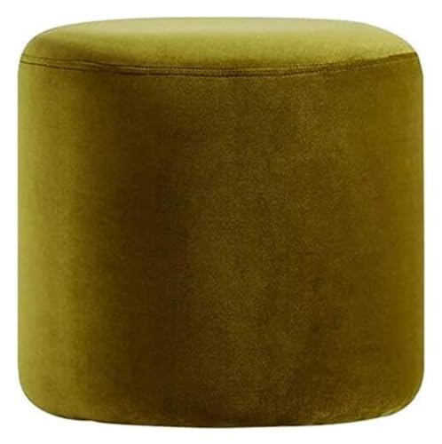 QIAOJUN Ottomane Fußstütze Fußhocker Runder Pouf Sofa Couch Pouffe Ottomane, Fußbeinstütze Tritthocker Abnehmbarer Bezug Für Wohnzimmer Schlafzimmer