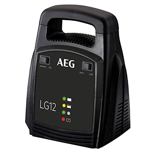 AEG Automotive 10274 Batterieladegerät LG (12 Volt, 12 Ampere, LED Anzeige, Erhaltungsladegerät)