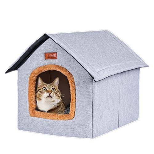 Katzenbetten für drinnen | Outdoor-Katzenbett mit abnehmbarem Design - Bequeme Tierunterkünfte, Bettwäsche für kleine Haustiere, für Hunde, Kaninchen, Kätzchen, Welpenfreunde Jildouf