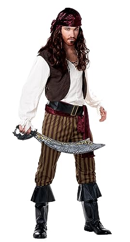 California Costumes Piratenkostüm Rogue Piraten, Gr. M