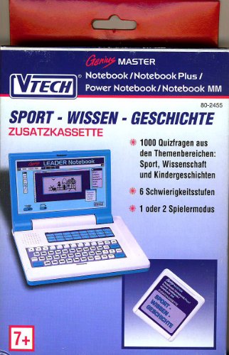 Sport-Wissen-Geschichte Zusatzkasse Vtech Genius VTs Kinderlernsoftware