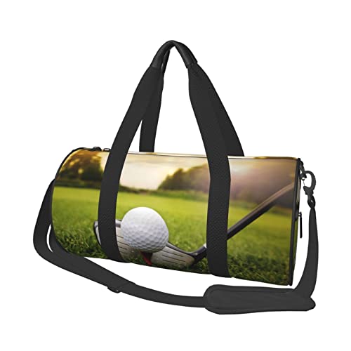 Sporttasche, Sporttasche, Ozean, Unterwasserfisch-Druck, Reisetasche, wasserdicht, Reisetasche mit Nasstasche und Schuhen, Golfball, Einheitsgröße