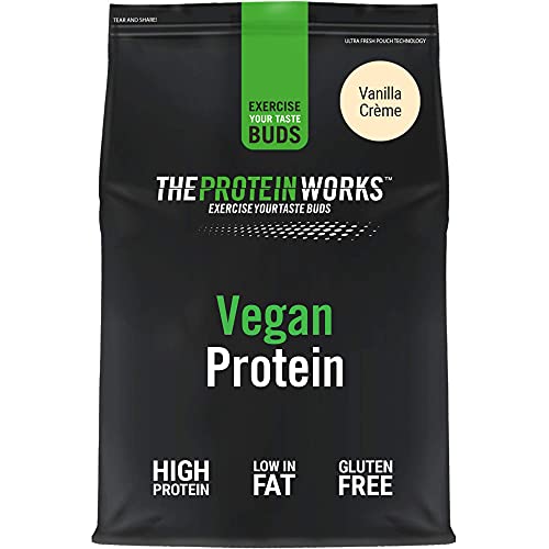 Protein Works- Vegan Protein Pulver- 25g pflanzliches Protein- Veganes Proteinpulver- Vegan Eiweißpulver- 66 Servings- Vanillecreme- 2kg