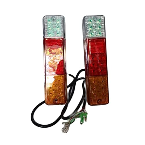 JWDAWN LED-Rücklicht, Rücklicht, Bremslicht, 36410–07570, für Nichiyu Gabelstapler, DC12–80 V, 12 V, 24 V, 36 V, 48 V, 60 V, 72 V, 80 V, 2 Stück