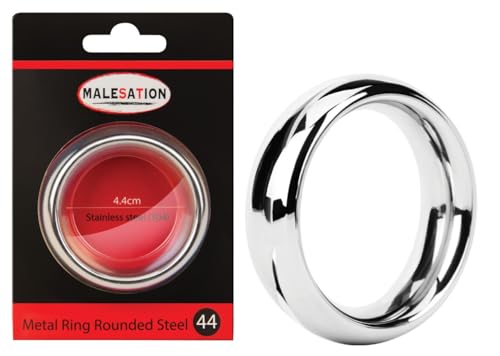 Malesation 2058487 Metal Ring Rund 4,4 Cm Aus Edelstahl, 1Er Pack (1 X 1 Stück)