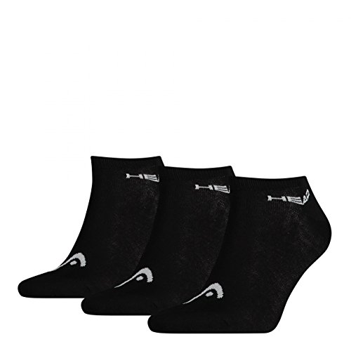 HEAD Unisex Sneaker Sportsocken 9er Pack, Größe:39-42;Farbe:Black (200)