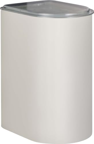 Wesco Vorratsdose LOFT 3 Liter aus hochwertigem Stahlblech mit Acryldeckel in der Farbe sand matt - Lebensmittelecht - luftdicht - ideal für Schubladen