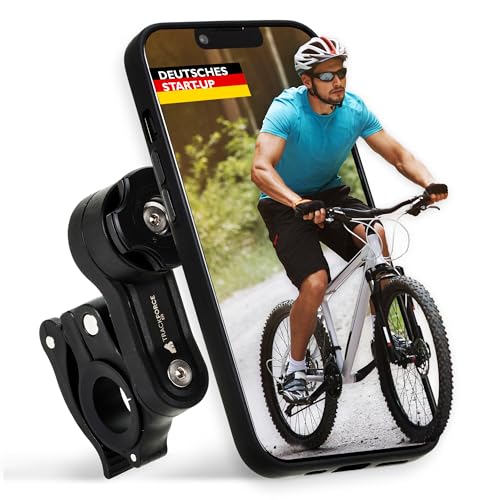 TRACKFORCE EH - Handyhalterung-Set inklusive rotierbarem Halter für Motorrad/Fahrrad und passender Hülle (matt) für Dein Smartphone (TRACKFORCE EH Set (iPhone 12))