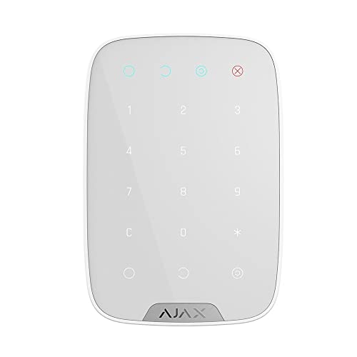 Kabellose Tastatur für KeyPad Sicherheitssystem, Weiß Ajax