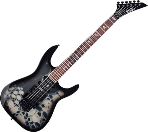Rocktile Pro JK150F-BSK E-Gitarre Skull