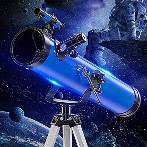 Spacmirrors Anfänger-Astronomie-Teleskop für Kinder und Erwachsene mit verstellbarem Stativ, 114 mm großer Durchmesser, Reise-Astronomie-Teleskop-Geschenke für Erwachsene, Studenten, Kinder, für