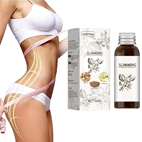 PRDECE Slimming Shaping Essential Oil, Anti Cellulite Massage Oil, Fat Burning Massage Oil, Curvy Beauty Belly Slimm_ing Massage Oil, Slimming Essential Oil for Belly and Waist (4PCS)