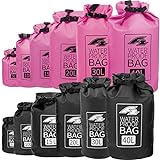F2 Lagoon Dry Bag | 5 - 100 Liter | Waterproof | WASSERFESTER Sack (Pink, 40Liter)