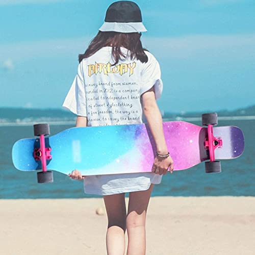 -Skateboard Deck Maple Longboard Erwachsene Skateboard Teen Professional Brush Street Dance Board Anfänger Allrad-Roller