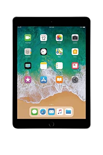 Letzte Apple iPad mit WiFi – 128 GB – Space Grau (Neue iPad – neuestes Modell – 2017) (ersetzt iPad Air 2) (Generalüberholt)