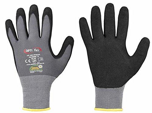Elysee 0680-10 Handschuh Optimate Größe 10 in schwarz/grau