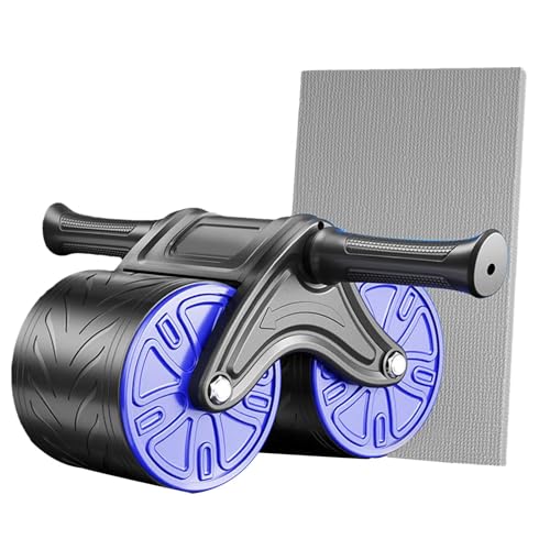 Aibyks Abdominal Roller Wheel,Automatisches Rückprall-Bauchrad | Automatischer Rebound Core Strength Roller für Anfänger,Heimgymnastik-Übungsräder, Kernkrafttraining für Bauch, Rücken, Schulter, Arme
