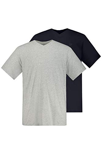 Grosse Grössen T-Shirt, Herren, grau, Größe: XXL, Baumwolle, JP1880