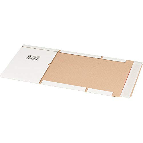 Universalverpackung Weiß A5 Multimediaverpackung Buchverpackung 25 Stück
