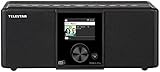 Telestar DIRA S 21i + - DAB+ Digitalradio & Internetradio (UKW/FM/DAB/DAB+ / Internet, WLAN, Stereo Radio, EWF Notfallwarnsystem, USB Aufnahmefunktion, Bluetooth, Streamingdienste) schwarz