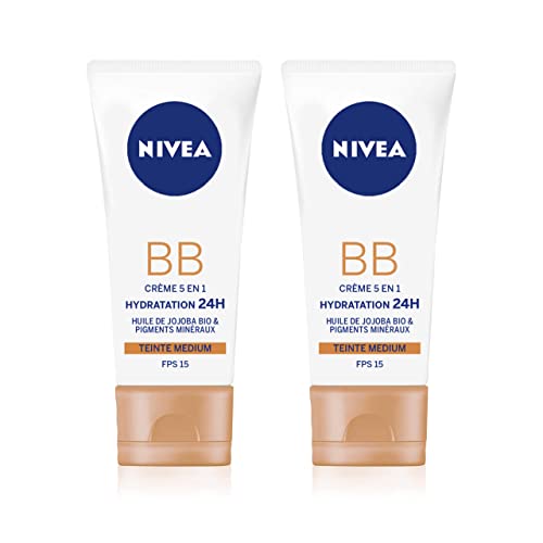 Nivea BB Cream Tagespflege 6-in-1 50 ml – Lot de 2