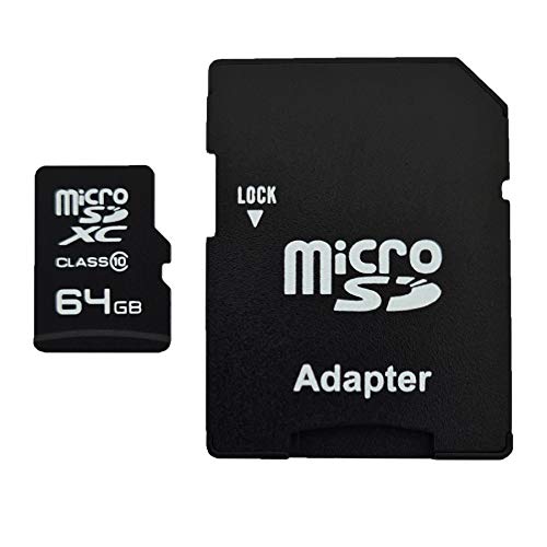 dekoelektropunktde 64GB Micro SD SDXC Speicherkarte mit Adapter Class 10 kompatibel für Rollei Powerflex 440 600 460