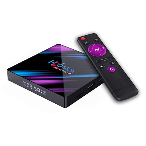 Xilibod H96Max Android 10.0 TV Box 2GB RAM 16GB ROM Mali 450 RK3318 Quad Core 64bit Cortex A53 2.4GHz/5GHz WiFi 100M DLAN Smart TV Box - Model No.: H96Max 2GB 16GB