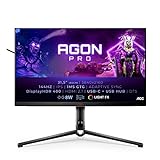 AOC AGON Pro AG324UX - 32 Zoll UHD Gaming Monitor, 144 Hz, 1 ms, HDR400, FreeSync Premium (3840x2460, HDMI 2.1, DisplayPort, USB-C, USB Hub) schwarz