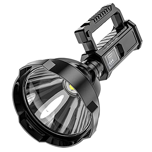 AIDIRui Lampe Outdoor LED Tragbare Taschenlampenhalter Lampe Wasserdichter USB-Aufladbarer Starker Suchscheinwerfer