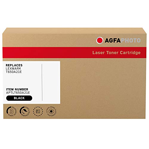AgfaPhoto Laser Toner ersetzt Lexmark T650A21E, 7000 Seiten, schwarz (für die Verwendung in Lexmark T640)