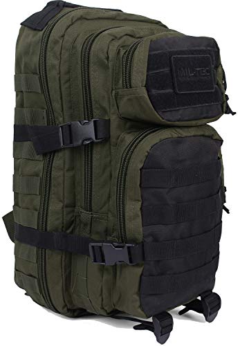 Mil-Tec US Assault Pack Backpack (Small/Ranger Green/Schwarz)