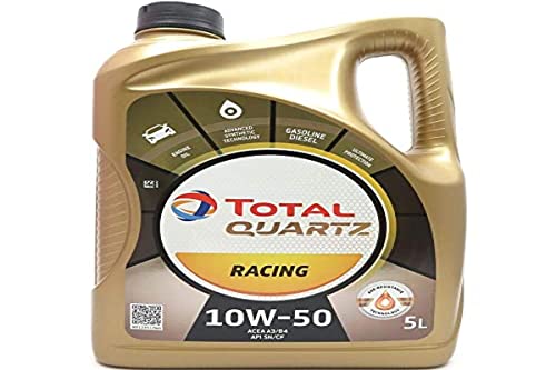 Total Quartz Racing 10 W-50 Motoröl, 5 Liter